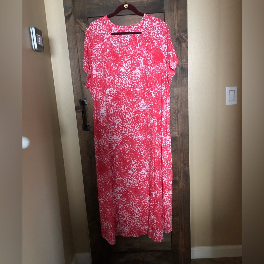 Knit maxi/lounge dress by Carole Hockman